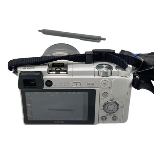 SONY (ソニー) ミラーレス一眼カメラ a6000 キズ・ヨゴレ有 ダブルレンズセット(SELP1650/SEL55210) ILCE-6000 2470万画素数 3142614