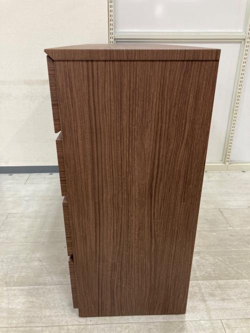 ニトリ ワイドチェスト ダークブラウン 39 4段 クエス