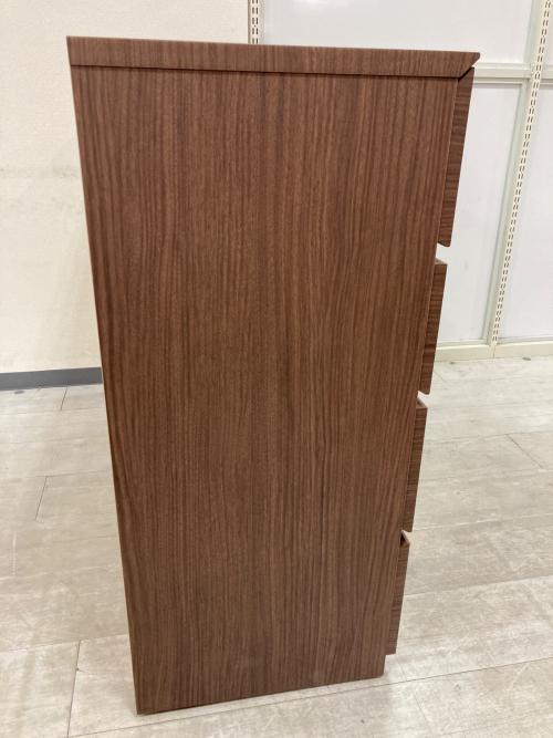 ニトリ ワイドチェスト ダークブラウン 39 4段 クエス