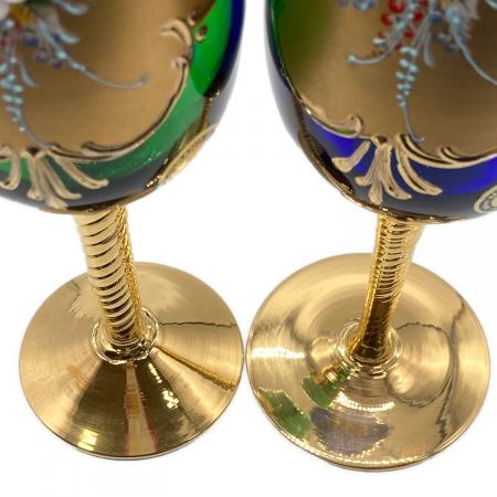 MURANO (ムラーノ) ベネチアングラス ブルー×グリーン イタリア製 スレ