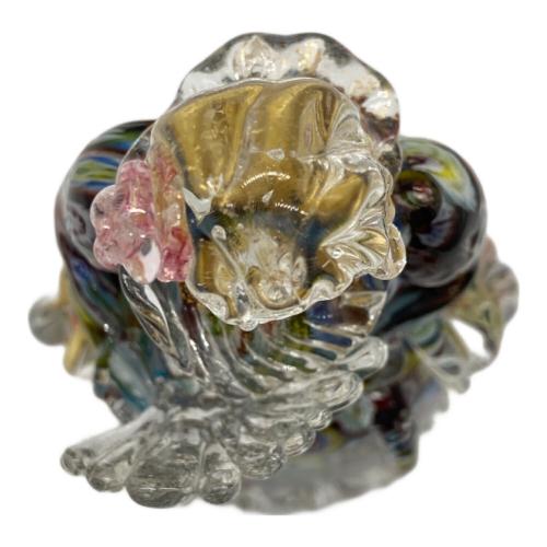 ガラスオブジェ ベネチアングラス 貴婦人 マルチカラー スレ有