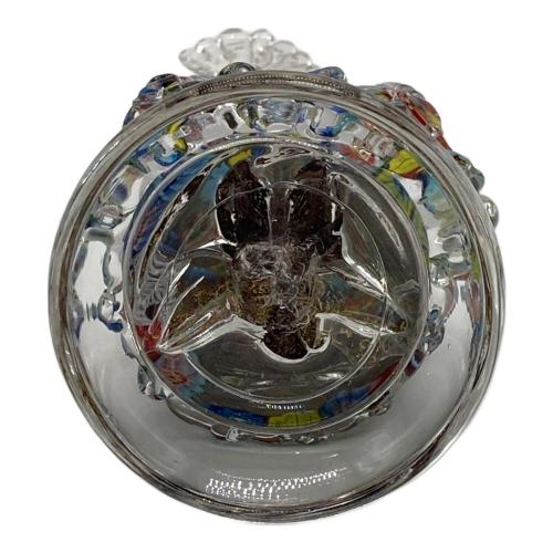 ガラスオブジェ ベネチアングラス 貴婦人 マルチカラー スレ有