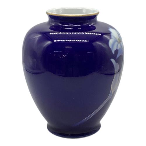 深川製磁 (フカガワセイジ) 花瓶 ▲ ブルー