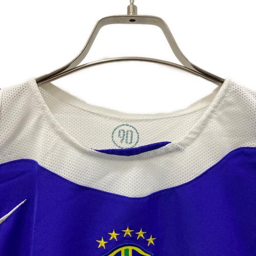 NIKE (ナイキ) ゲームシャツ メンズ SIZE XL ブルー 04/05 RONALDINHO 7 ブラジル代表