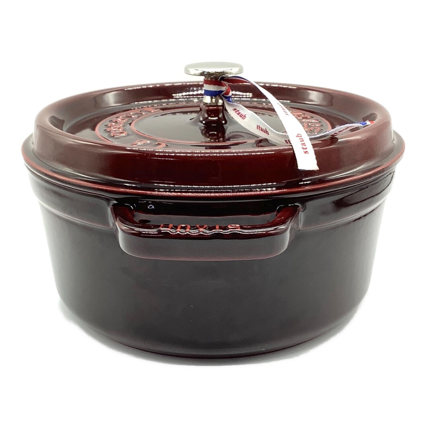 Staub (ストウブ) ココット・ラウンド グレナディンレッド ※長期保管