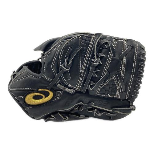 asics (アシックス) 軟式グローブ ブラック GOLD STAGE 投手用 少年用