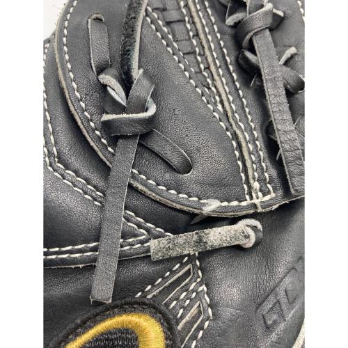 asics (アシックス) 軟式グローブ ブラック GOLD STAGE 投手用 少年用