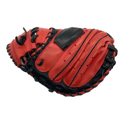 HATAKEYAMA (ハタケヤマ) 軟式グローブ レッド×ブラック キャッチャーミット 少年用 PRO-JC8