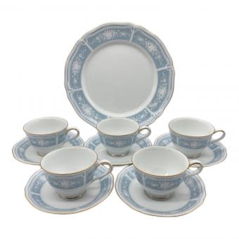 Noritake (ノリタケ) カップ&ソーサー＆プレート Y7345/107 レースウッドゴールド