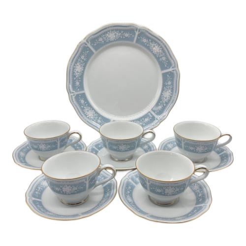 Noritake (ノリタケ) カップ&ソーサー＆プレート Y7345/107 レースウッドゴールド