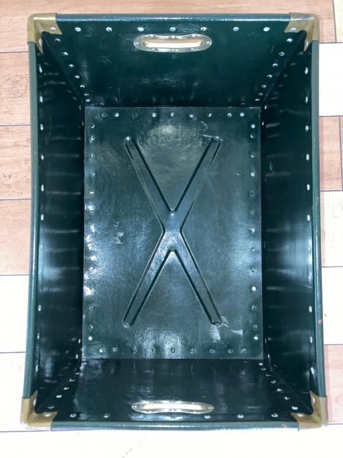 牛乳石鹸 (ギュウニュウセッケン) ボテ箱 グリーン 昭和レトロ