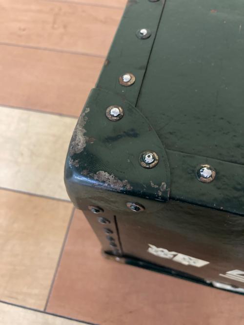 牛乳石鹸 (ギュウニュウセッケン) ボテ箱 グリーン 昭和レトロ