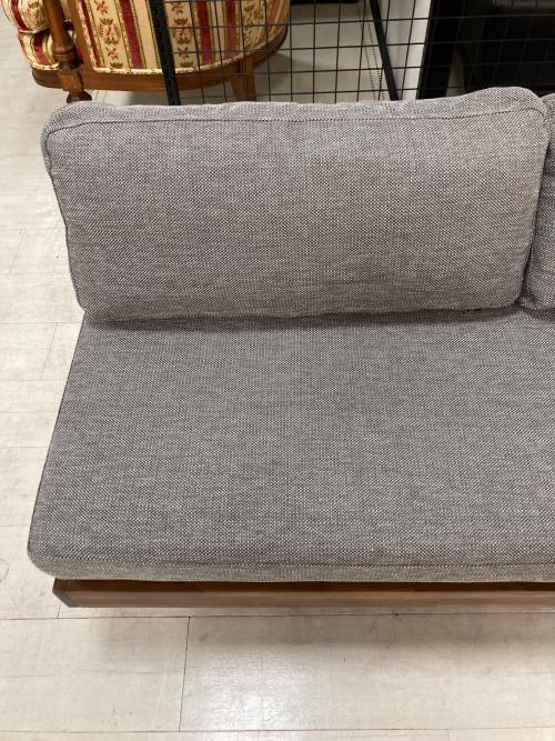 UNICO (ウニコ) 2人掛けソファー ブラウン×グレー 136 ファブリック SWELLA