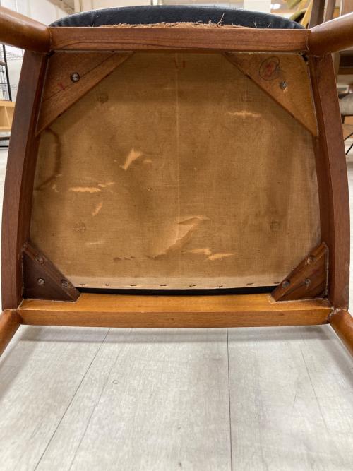 A.H.McINTOSH ダイニングチェアー ブラック×ブラウン 136