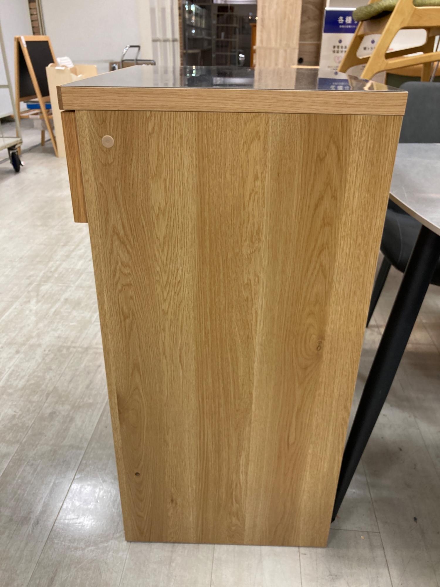 UNICO (ウニコ) キッチンカウンター ナチュラル 351 メタル天板 LOM