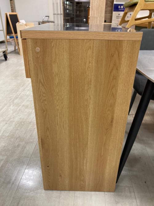 UNICO (ウニコ) キッチンカウンター ナチュラル 351 メタル天板 LOM