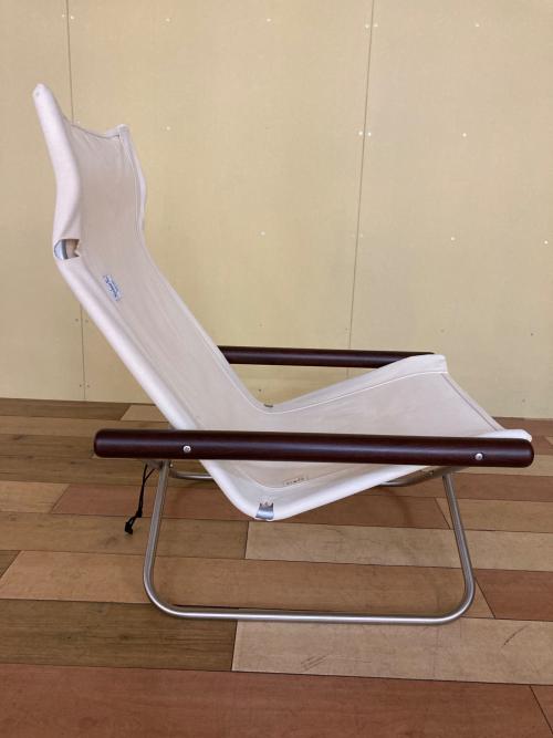 ラウンジチェア ダークブラウン×ホワイト NychairX