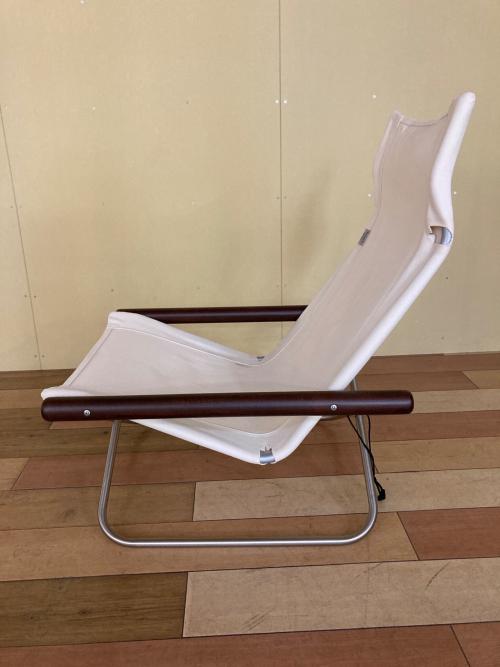 ラウンジチェア ダークブラウン×ホワイト NychairX