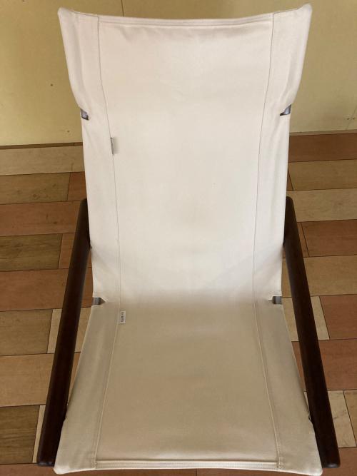 ラウンジチェア ダークブラウン×ホワイト NychairX