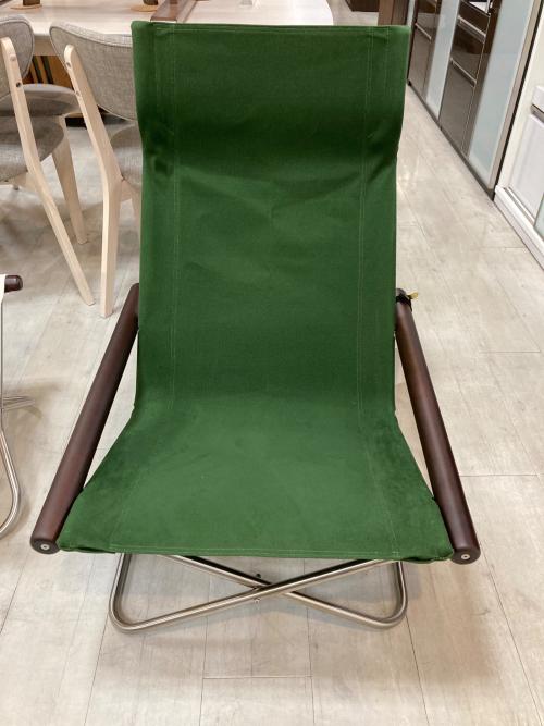 藤栄 (フジエイ) ニーチェア-F ブラウン×グリーン