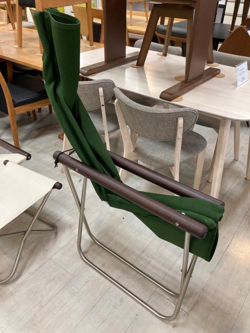 藤栄 (フジエイ) ニーチェア-F ブラウン×グリーン