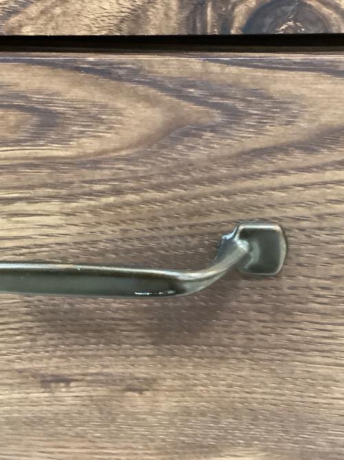 サンウッディ (-) キッチンカウンター ブラウン 155 引き出し付き アマンダ