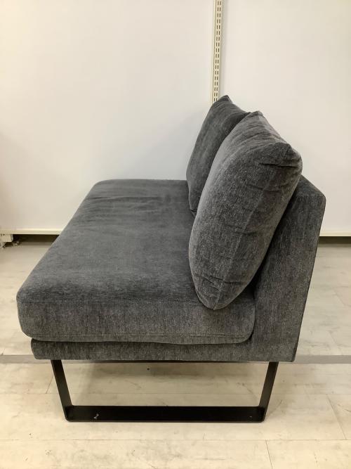 2人掛けソファー グレー 316 ファブリック