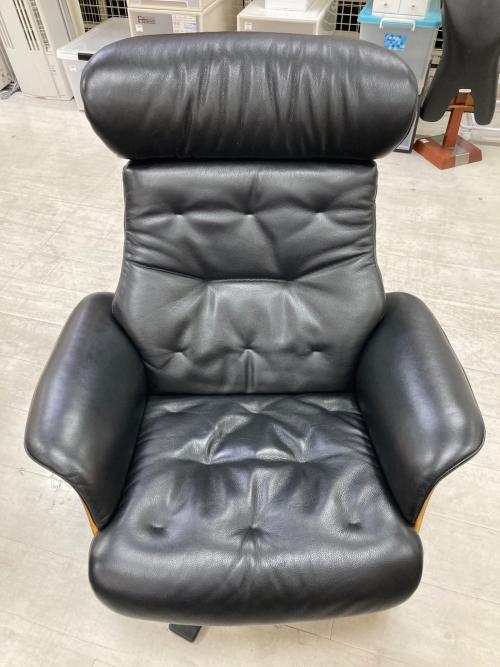 ニトリ パーソナルチェア ブラック マーシャル