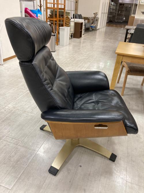 ニトリ パーソナルチェア ブラック マーシャル