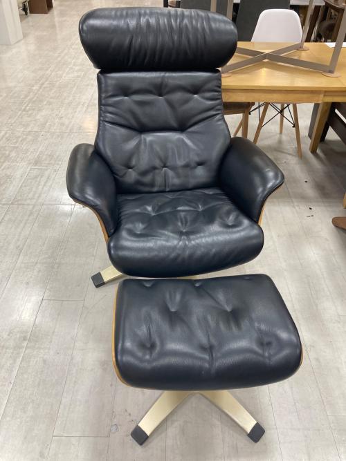 ニトリ パーソナルチェア ブラック マーシャル