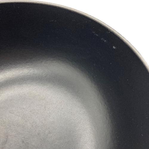 LE CREUSET (ルクルーゼ) マルミット SIZE 22cm パープル ※キズ・サビ・ハガレ有