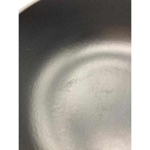 LE CREUSET (ルクルーゼ) マルミット SIZE 22cm パープル ※キズ・サビ・ハガレ有