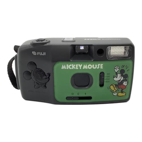 FUJIFILM (フジフィルム) 【ジャンク品】フィルムカメラ 表面ベタツキ有 グリーン MICKEY MOUSE