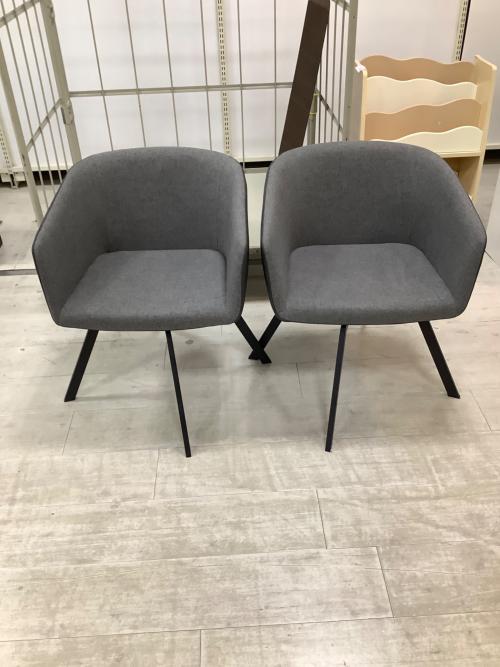 ニトリ ダイニング5点セット グレー×ブラック 143 セラミックス セーラル×TD301