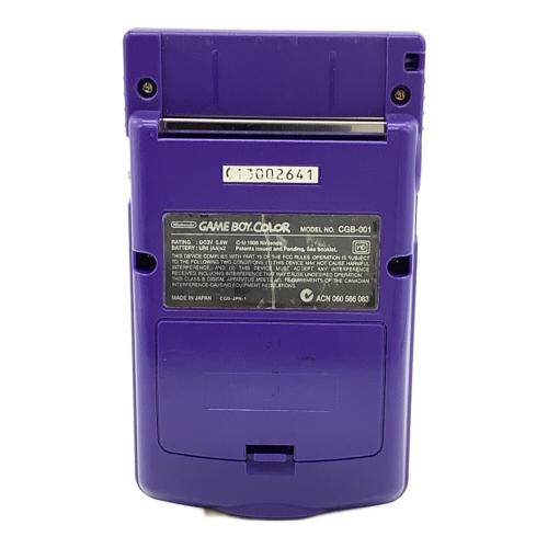 Nintendo (ニンテンドー) GAMEBOY COLOR ※音声不良・画面ヤケ有 CGB-001 動作確認済み -
