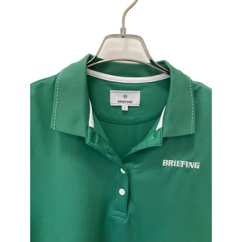 BRIEFING (ブリーフィング) ポロシャツ ゴルフウェア(トップス) BBG231W22 レディース SIZE L グリーン