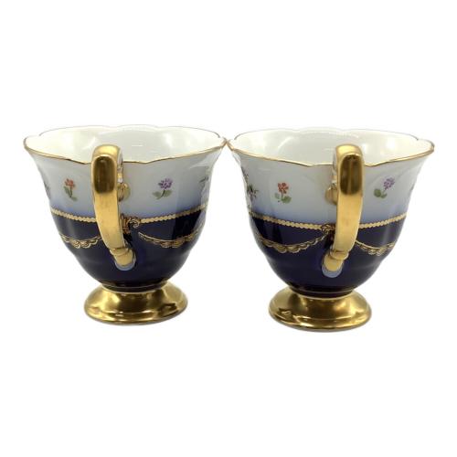 大倉陶園 (オオクラトウエン) ティーカップ&ソーサー スレ有 エンプレスローズ 2Pセット