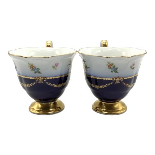 大倉陶園 (オオクラトウエン) ティーカップ&ソーサー スレ有 エンプレスローズ 2Pセット