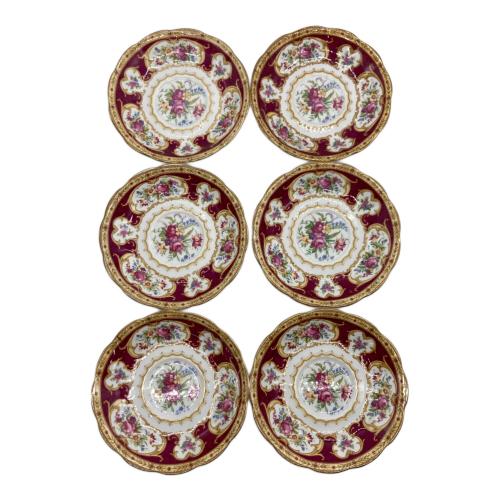 ROYAL ALBERT (ロイヤルアルバート) カップ&ソーサー スレ・ヨゴレ有 レディーハミルトン 6Pセット