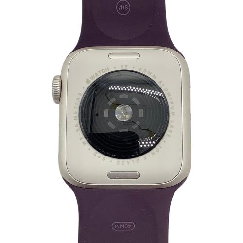 Apple (アップル) Apple Watch Series SE 充電器付き MA9D4J/A GPSモデル ケースサイズ:40㎜ 〇 バッテリー:Aランク(99%) 程度:Aランク CLJPJC4CF7