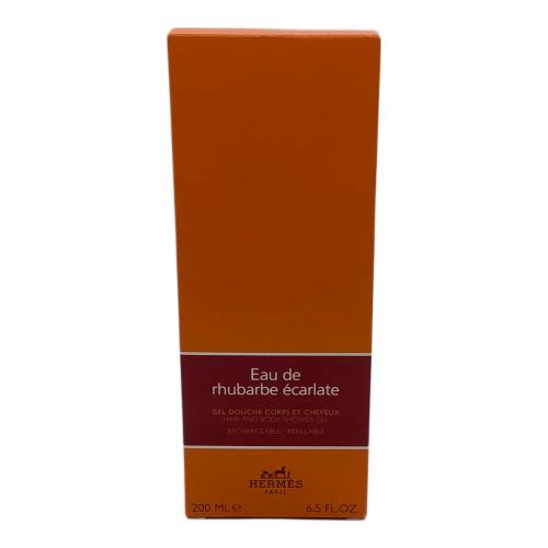 HERMES (エルメス) オードゥ ルバーブ エカルラット ヘア&ボディ シャワージェル 未使用 200ml 〇