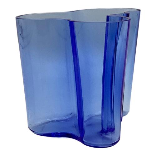 iittala (イッタラ) フラワーベース AALTO ブルー 95mm