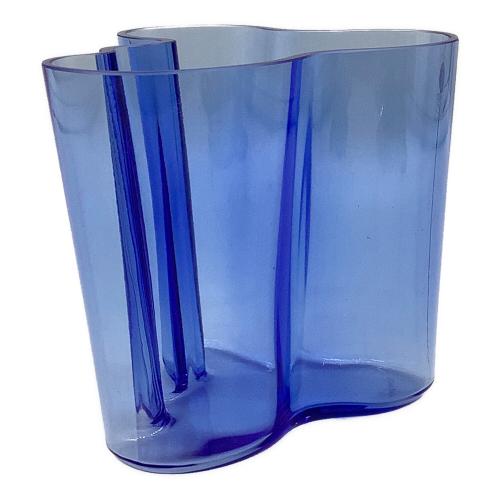 iittala (イッタラ) フラワーベース AALTO ブルー 95mm