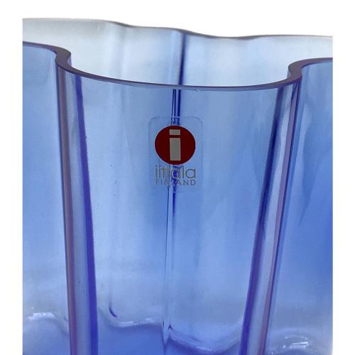 iittala (イッタラ) フラワーベース AALTO ブルー 95mm
