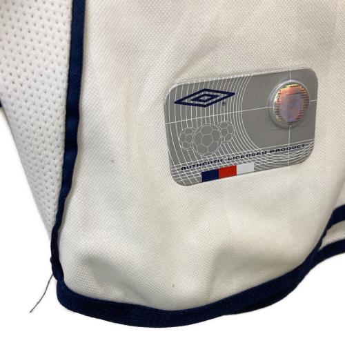 UMBRO (アンブロ) ゲームシャツ メンズ SIZE L ホワイト×レッド×ネイビー 06・10・2001 Greece程度B 2001年 ベッカム