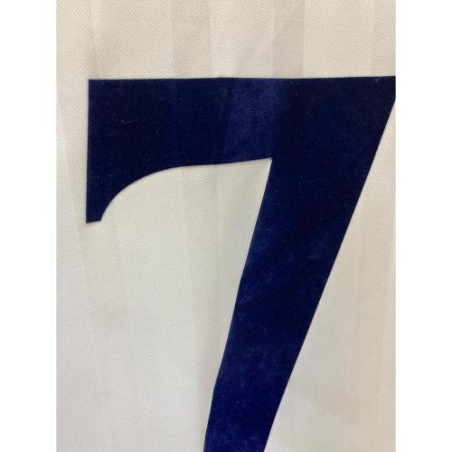 UMBRO (アンブロ) ゲームシャツ メンズ SIZE L ホワイト×レッド×ネイビー 06・10・2001 Greece程度B 2001年 ベッカム