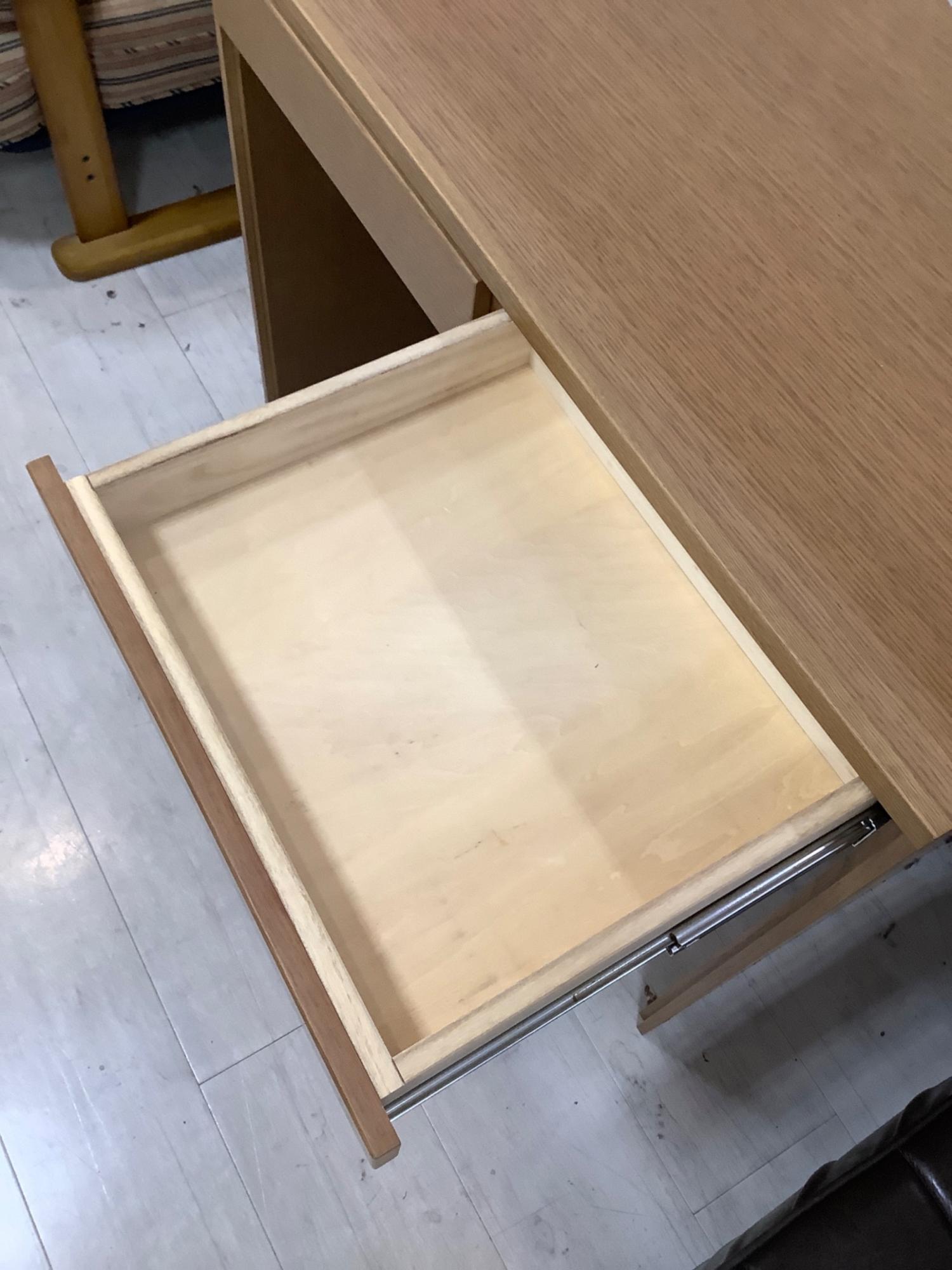 karimoku (カリモク) デスク ブラウン 70 引き出し付き ST3120