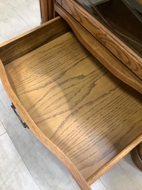 テレビボード ブラウン アンティーク調 70 1枚扉 引き出し付き