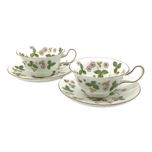 Wedgwood (ウェッジウッド) カップ&ソーサー ワイルドストロベリー 2Pセット
