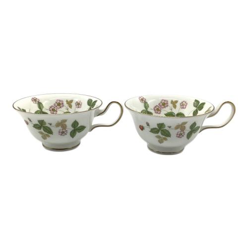 Wedgwood (ウェッジウッド) カップ&ソーサー ワイルドストロベリー 2Pセット
